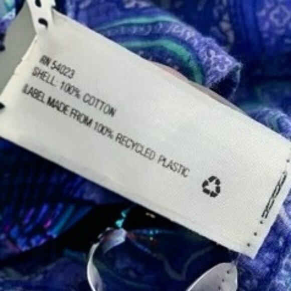 Gap Paisley Print Tunic Top Size SMALL,  Long Sleeve, EUC - Picture 4 of 5